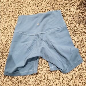 lululemon athletica Sky Blue Bike Shorts